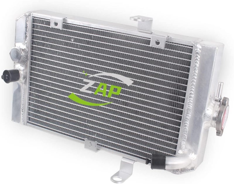 ZAP Performance Full Aluminum Radiator Compatible with 2001 03 04 2005 Yamaha Raptor YFM660 660R 01-05 ATV - Image 1